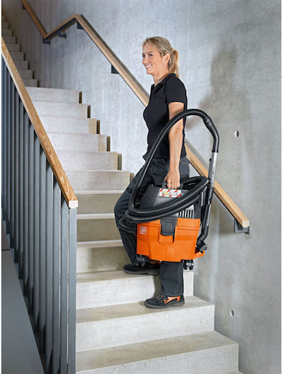 Fein Dustex 25 L Vacuum Wet / Dry 1380W with Plastic Bin 22lt