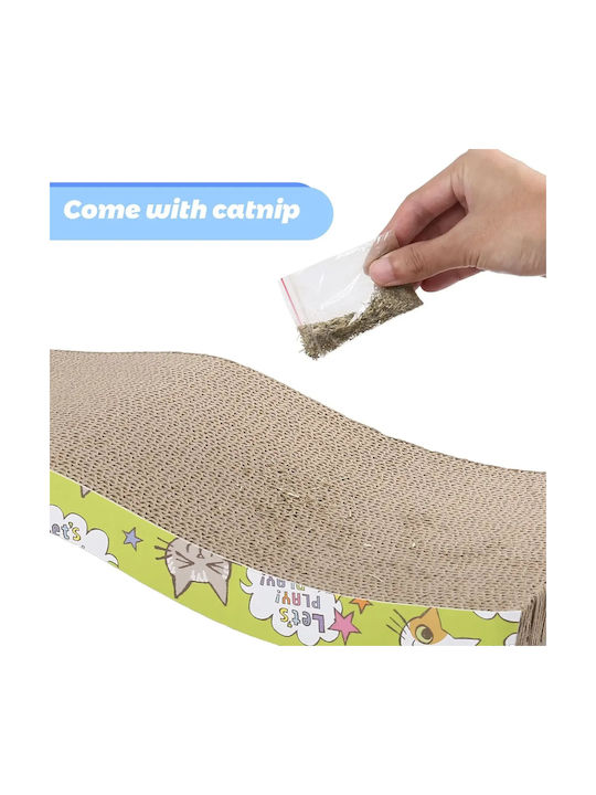 Denik Pets Stâlp pentru zgâriat pisici Galben