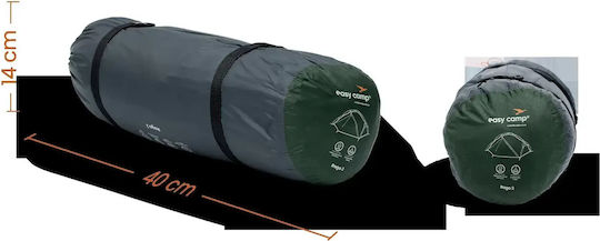 Easy Camp Rago 2 Σκηνή Camping Igloo Ορειβασίας Χακί με Διπλό Πανί 3 Εποχών για 2 Άτομα Αδιάβροχη 3000mm 240x220x105εκ.