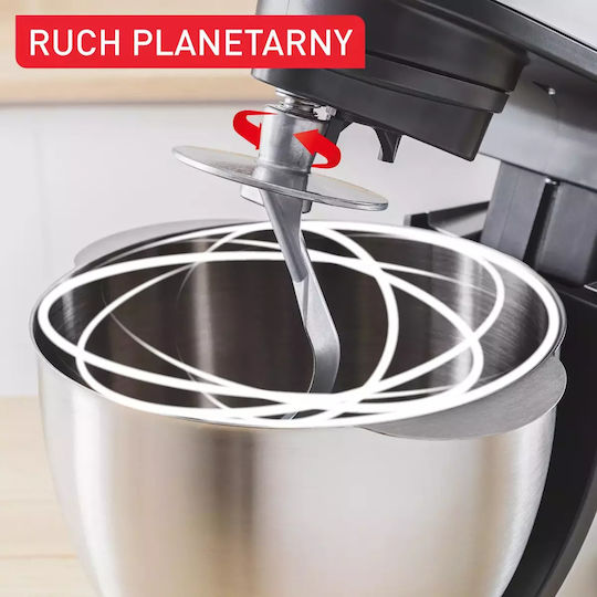 Tefal Bake Partner Mixează 1100W cu Vas din Oțel Inoxidabil 4.6lt