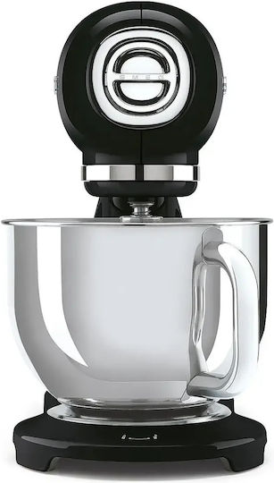 Smeg Kitchen Machine 1000W with Stainless Bowl 4.8L Black