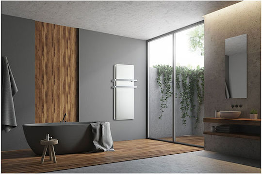 Radialight Icon 2B WiFi Electric Towel Rail with Glass Front 750W 95x45cm White