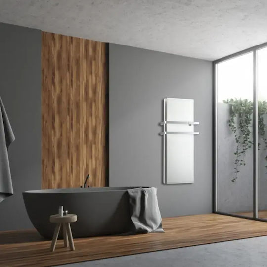 Radialight Icon 2B WiFi Electric Towel Rail with Glass Front 750W 95x45cm White