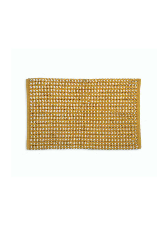 Nef-Nef Homeware Неслизащ Бански Килим Chrystabel 031825 Горчичен 60x90см