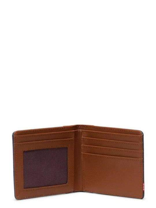 Hank Leather Men's Travel Wallet with RFID Blue