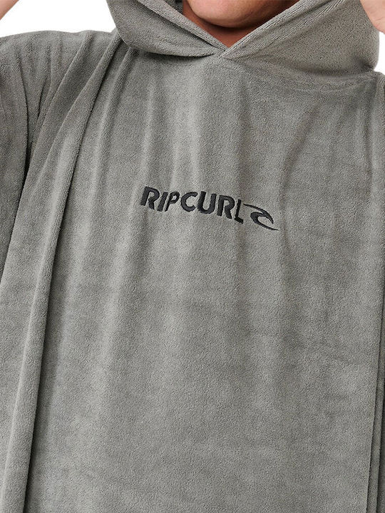 Rip Curl Hooded Beach Poncho Gray