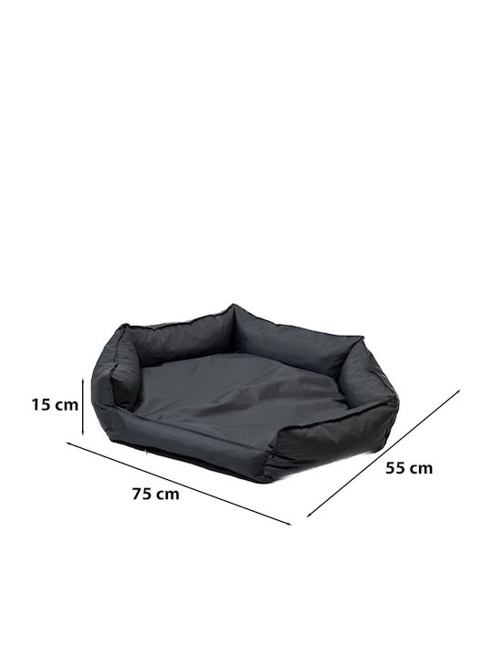 Go Gift Καναπές Κρεβάτι Σκύλου Γκρι 75x55εκ.