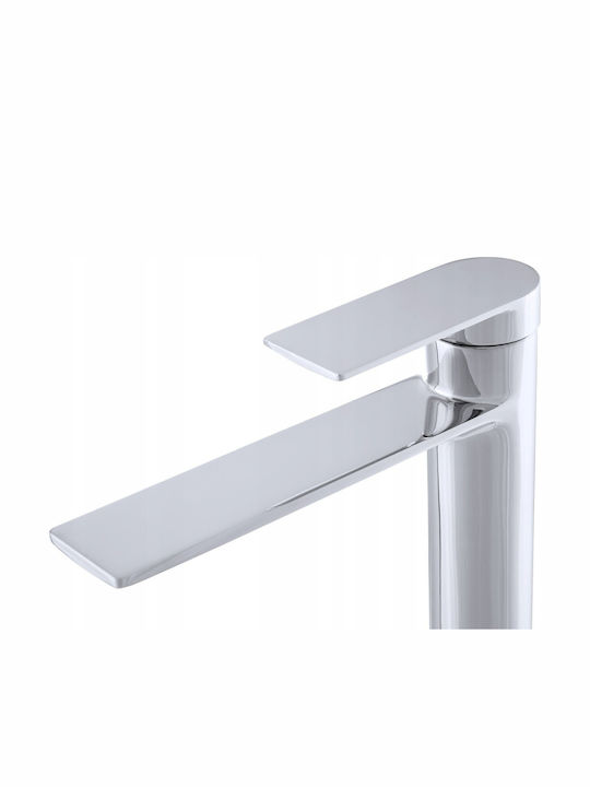 Granitan Retro Waschbeckenarmatur Groß Silber
