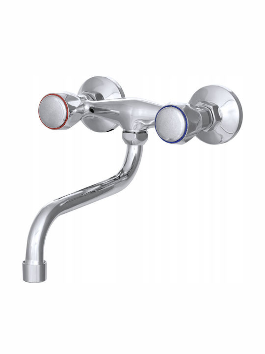 Granitan Mixing Sink Faucet Silver