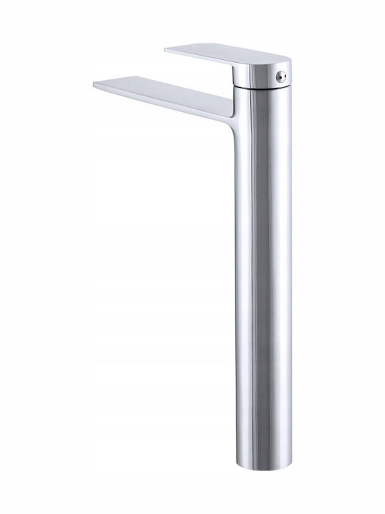 Granitan Retro Waschbeckenarmatur Groß Silber