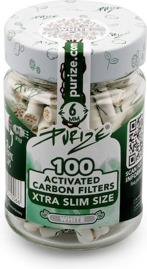Purize Extra Slim Ενεργού Άνθρακα 100 Φιλτράκια