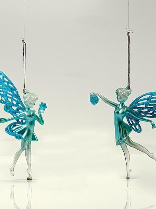 Akryl Fee 2 Designs Hellblau Glitzer 8,8x15,2cm