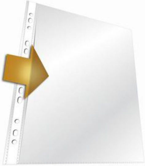 Metron Πλαστικές Ζελατίνες για Έγγραφα A4 με Τρύπες και Ενίσχυση 50τμχ