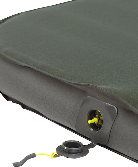 Outwell Αυτοφούσκωτο Μονό Υπόστρωμα Camping 64x60cm Πάχους 5cm Πράσινο