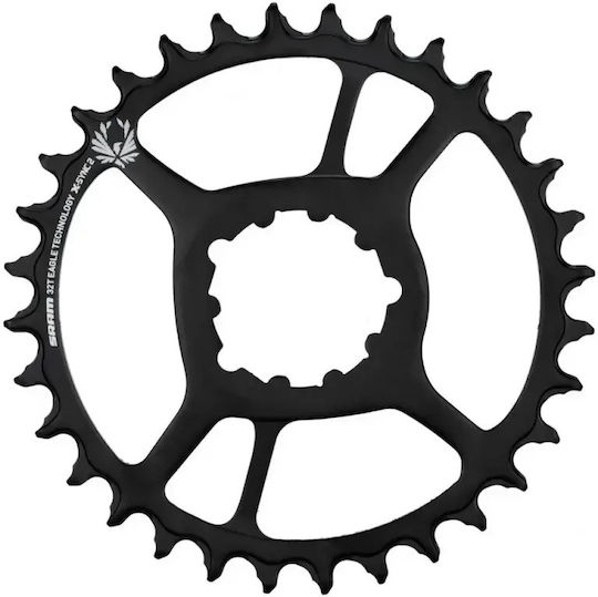 Sram Eagle X-sync2 Chainring 34t Direct Mount 3mm Offset Boost Steel 12 Speed Black