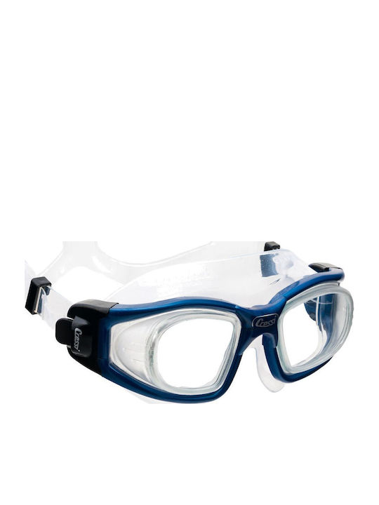 CressiSub Galileo Swimming Goggles Adults with Anti-fog Lenses Blue