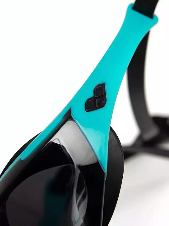 Arena Cobra Swimming Goggles Adults Smoke/Peacock/Black
