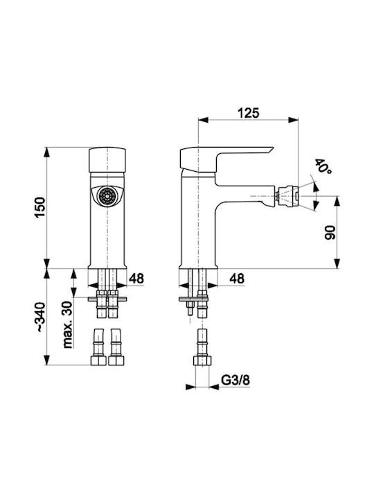 KFA Baterie Bidet