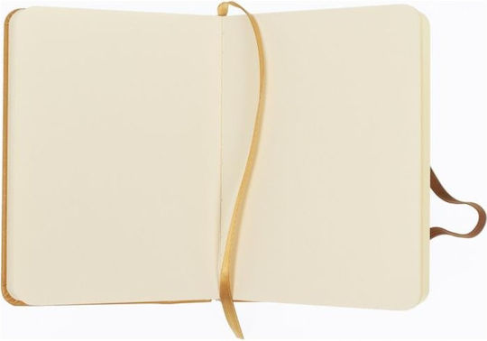 Sketchbook A6 Ochre 140gr 160 Pages Elastic Hard Cover Kangaro