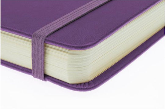 Sketchbook Α5 Purple Heart 140gr 160σελ Λαστιχο Σκληρο Εξωφυλλο Kangaro