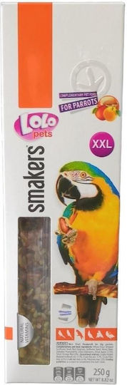 Lolo Pets Τροφή σε Stick για Μεγάλους Παπαγάλους με φυστίκι & φρούτα 250gr