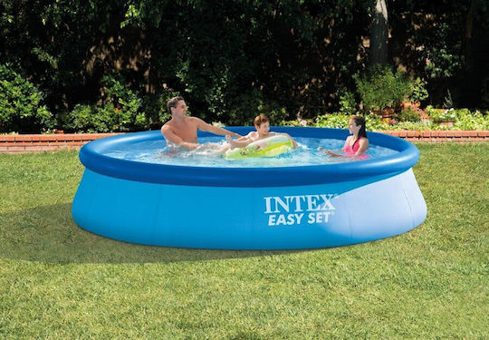Intex Easy Set Piscină Rotundă 5620lt Gonflabilă 366x76cm Albastră