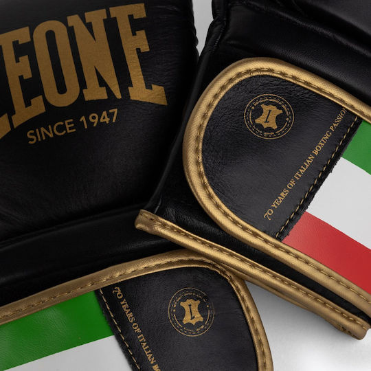 Leone Italy 47 Boxing Gloves Leather for Bag Black
