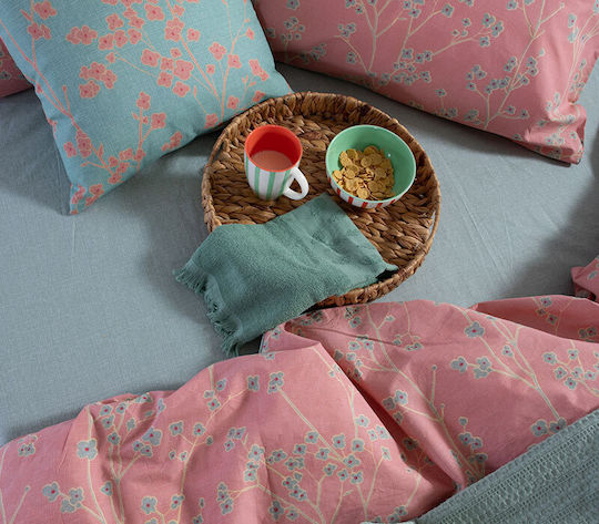 Nef-Nef Homeware Floriva Single Bed Sheets Set 170x270cm 3 Pieces