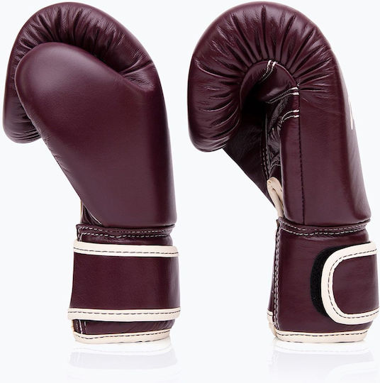 Fairtex Boxing Gloves Leather for Match Red