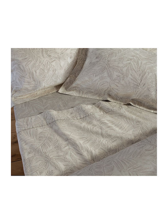 Nef-Nef Homeware Tundra Double Bed Sheets Set 240x270cm 4 Pieces