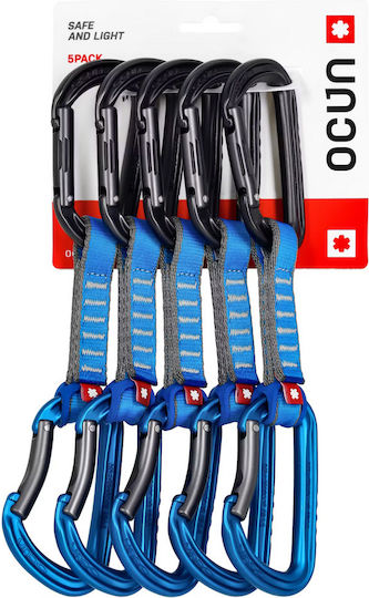 Ocun Falcon QD Carabiner Sets 5pcs Blue