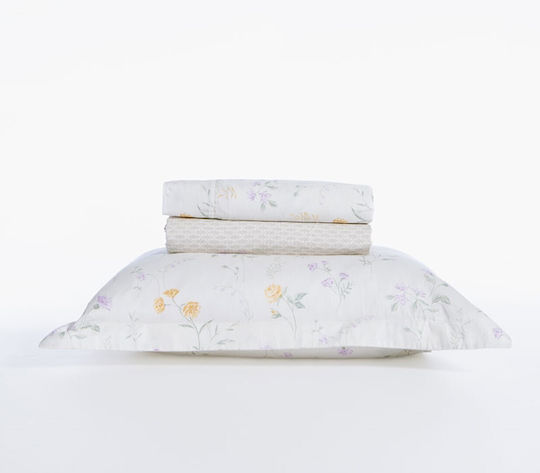 Nef-Nef Homeware Rozaria Σετ Σεντόνια Υπέρδιπλα 240x270εκ. 4 (4τμχ)