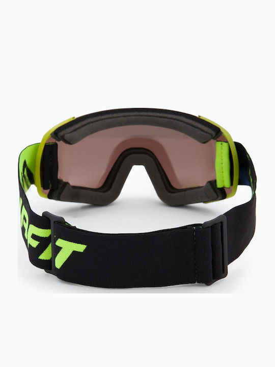 Dynafit Masca de schi și snowboard Pentru adulți Verde cu Lentilă în culoarea Verde