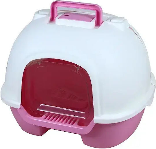 Pet Interest Τουαλέτα Γάτας Κλειστή Μωβ Μ50 x Π41 x Υ39cm