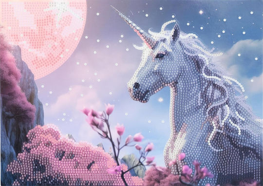Mosaic Craft Diamantiny Fantasy Pink Unicorn