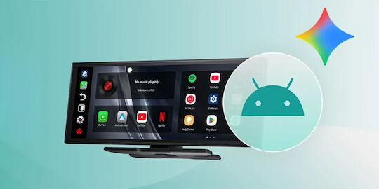 Ottocast Екран 11.4" Мултимедийен за Табло на Автомобил с Apple CarPlay / Android Auto / Bluetooth / GPS