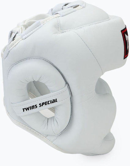 Twins Special Κάσκα Πυγμαχίας Ενηλίκων Κλείστού Τύπου Λευκή