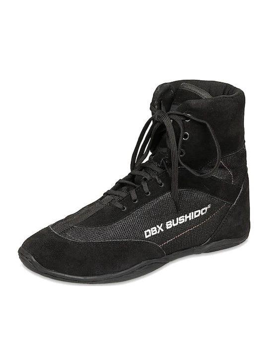 DBX Bushido ARS-2051B Hohe Schwarze Boxschuhe