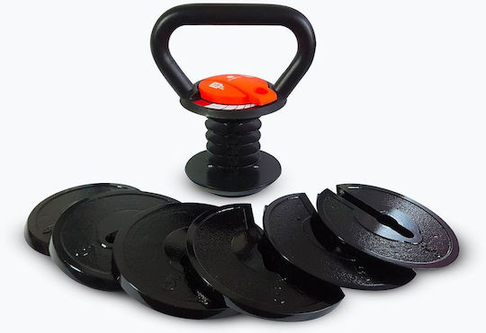 Sveltus Kettlebell από Μαντέμι 18kg Μαύρο