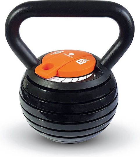 Sveltus Kettlebell από Μαντέμι 18kg Μαύρο