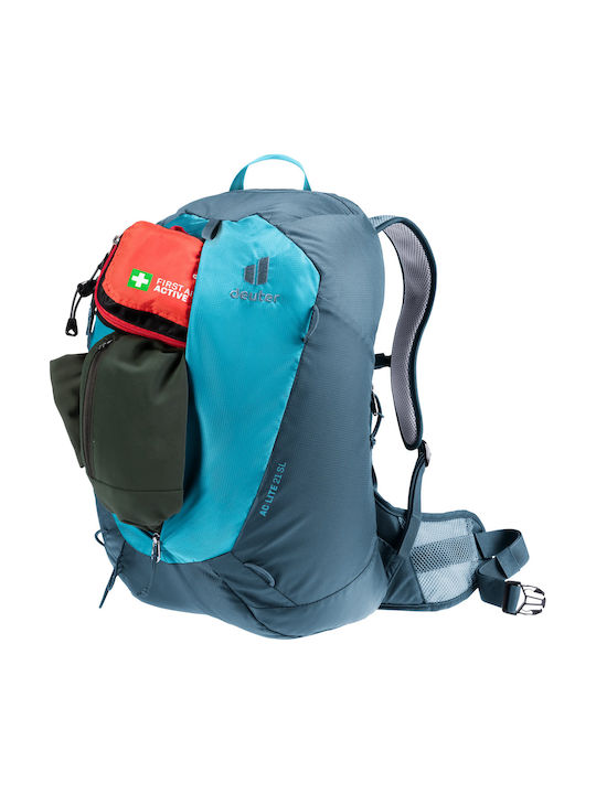 Deuter Ac Lite 21 Sl Ορειβατικό Σακίδιο 21lt Αδιάβροχο Μπλε Daypack