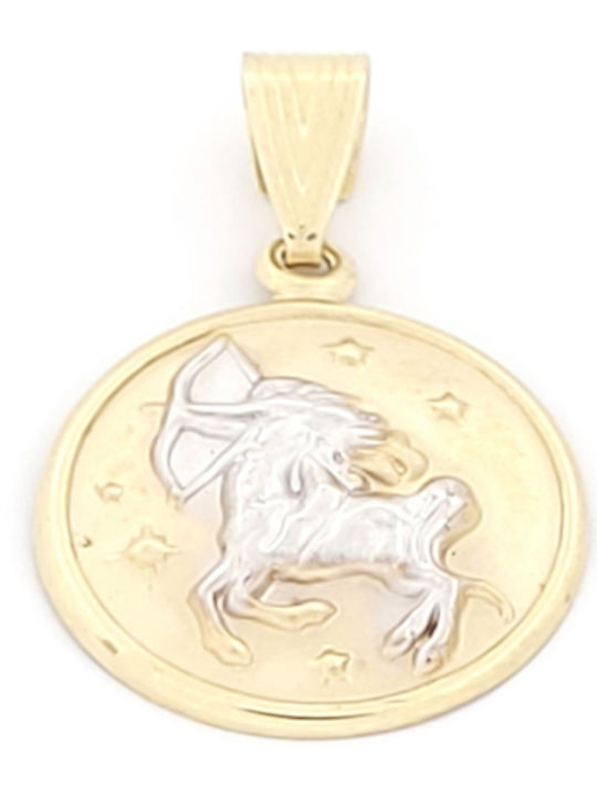 Gold Two-Tone Women's Pendant K9 Zodiac Sagittarius Code 109464 Gold Two-Tone Women's Pendant K9 Zodiac Sagittarius Code 109464