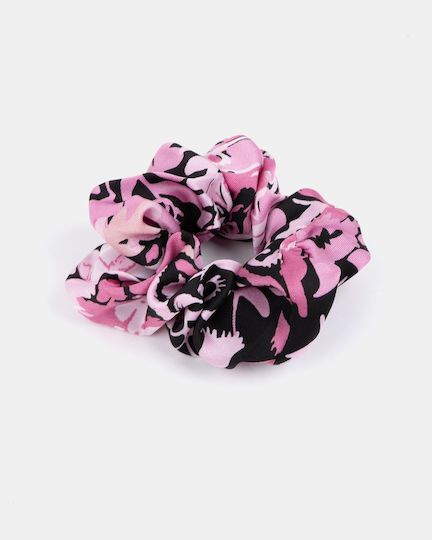 Scrunchy Samt Größe One Size Lila Druck