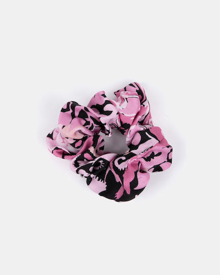 Scrunchy Samt Größe One Size Lila Druck