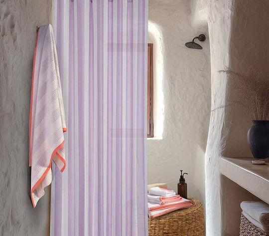 Nef-Nef Homeware Vertia Κουρτίνα με Τρουκς