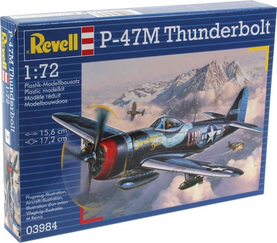 Revell Planes Series P-47M Thunderbolt Figurină de Modelism Avion 67 Piese la Scară 1:72