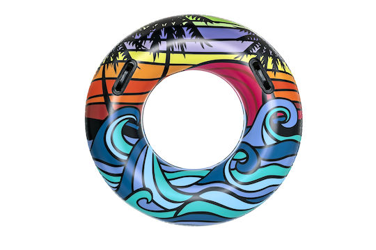 Bestway Kids' Swim Ring with Diameter 91cm for 10 Years Old Assortment Designs or Colours Wave