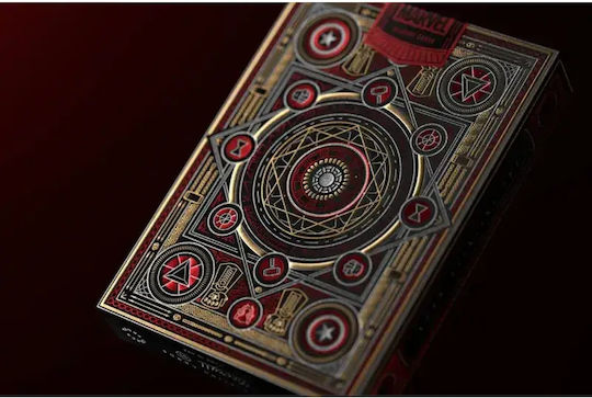 Avengers Infinity Saga Spielkarten Rote Version