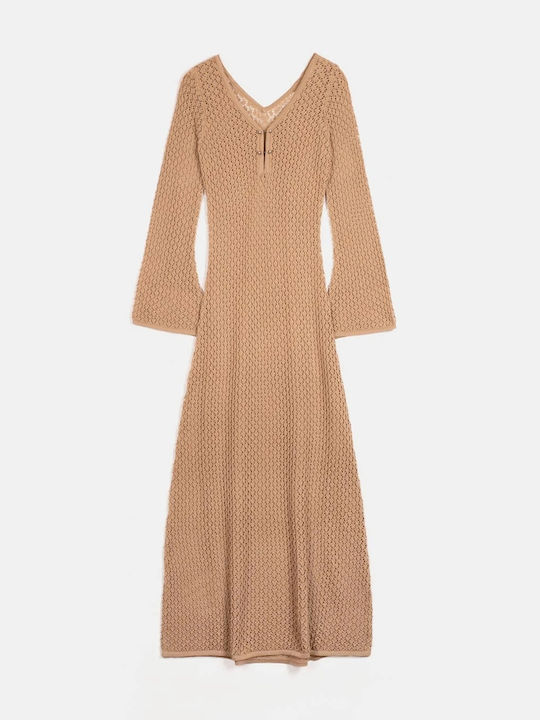Rock Club Women's Maxi Beach Dress Brown