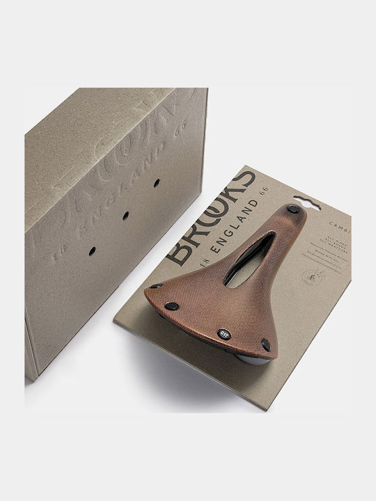 Brooks England Седло за велосипед Оранжево 283 x 164 мм
